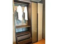 Armadio Wardrobe collection realizzato in laminato materico di Orme scontato -40%