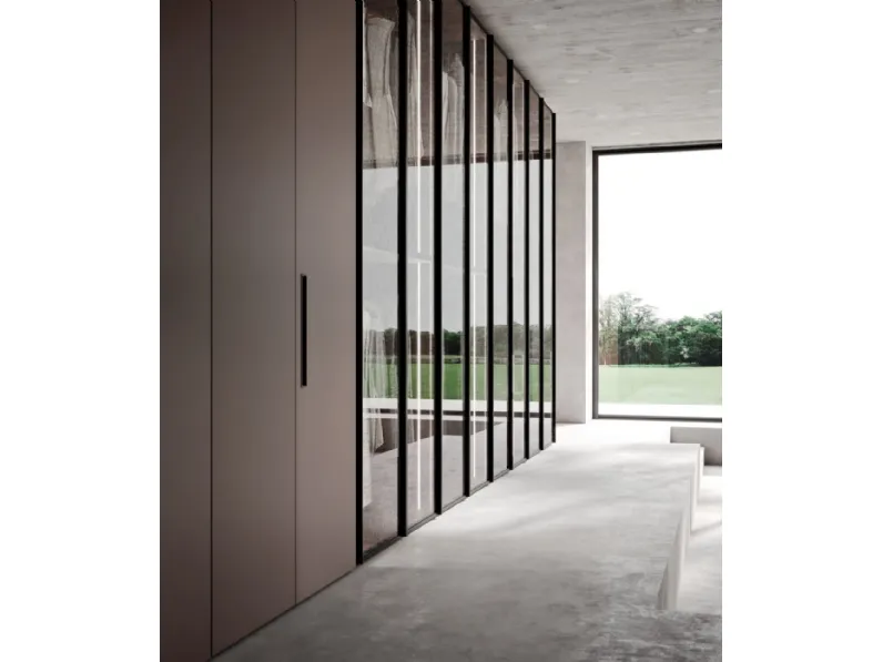 Armadio battente anta glass Mottes selection con ante battenti SCONTATO a PREZZI OUTLET