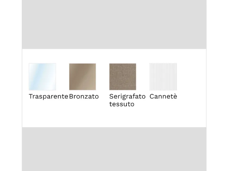 Armadio battente anta glass Mottes selection con ante battenti SCONTATO a PREZZI OUTLET