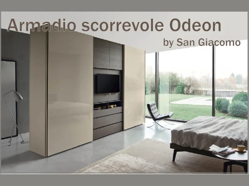 Armadio moderno Odeon  di Sangiacomo a PREZZO OUTLET -29%