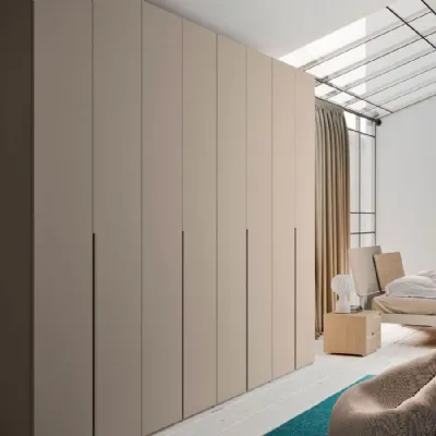 Armadio ante battenti in laminato opaco Orme light armadio battente con anta filo 120 di Orme