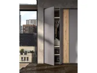 Armadio Power 22 realizzato in laminato materico di Zg mobili scontato -30%