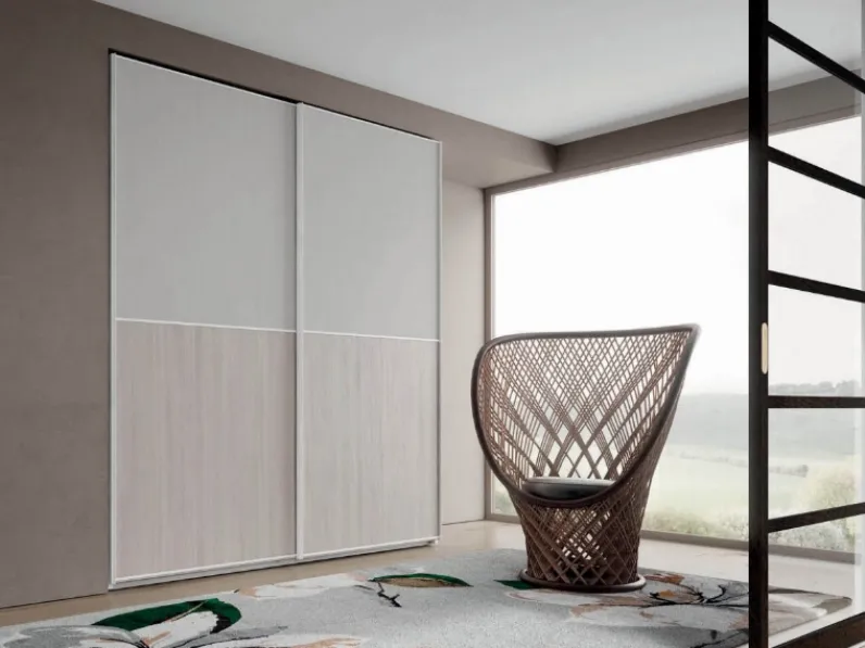 Armadio Quadra  Mistral a due ante in Offerta Outlet