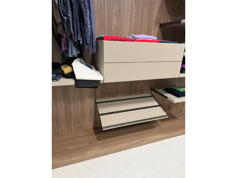 Armadio moderno Rack system di Dielle modus a PREZZO OUTLET -35%