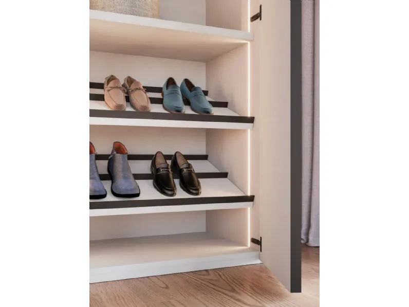 Armadio Saponetta night 02 Orme a sei ante a prezzo Outlet