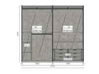 Armadio scontato 26% modello Fast di Maronese acf
