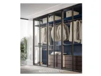 Armadio con ante battenti�design�Glass Veneran a prezzo scontato