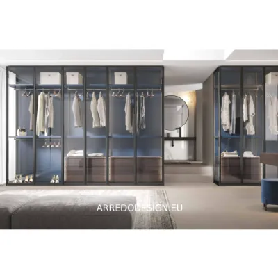Armadio Glass realizzato in vetro di Veneran scontato -30%