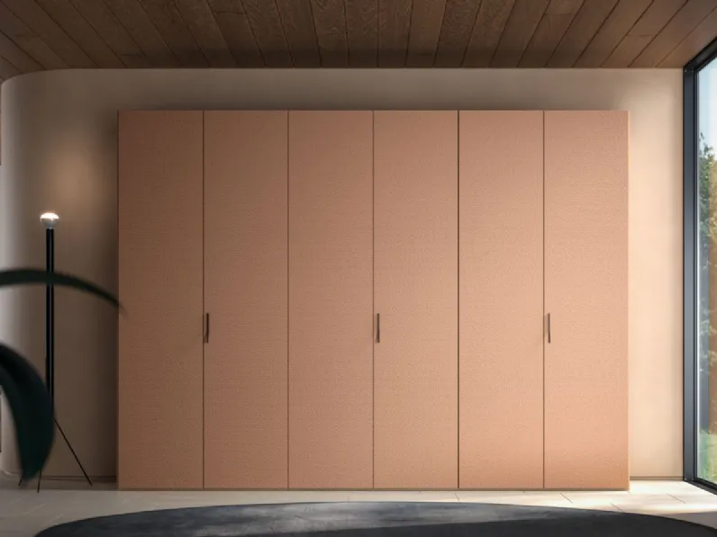 Armadio con ante battenti a prezzo scontato modello Liscia night 05 di Orme 