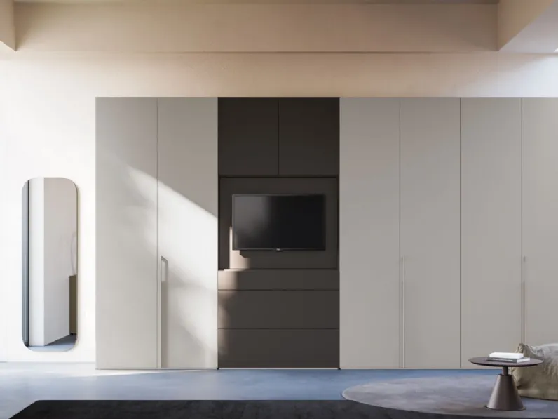 Armadio di Orme modello Liscia night 06 in laccato opaco con sconto -32%