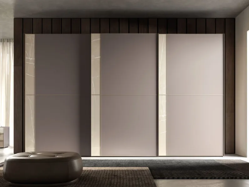 Armadio di Orme modello Frame cross night 34 in laminato opaco con sconto -40%