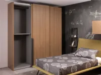 Armadio in legno Land player outlet a marchio Diotti.com scontato -51%