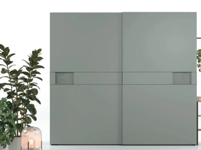 Armadio ante scorrevoli in laminato materico modello Armadio pitti  di Tomasella 