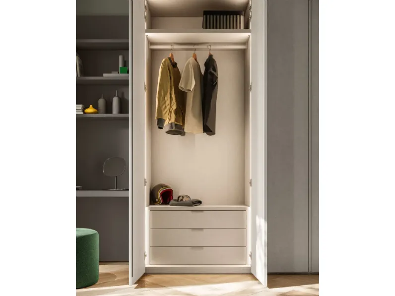 Armadio moderno Tratto di Orme a PREZZO OUTLET -45%