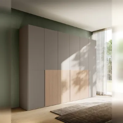 Armadio moderno Tratto dn di Orme a PREZZO OUTLET -30%