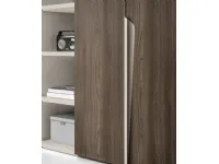 Armadio ante battenti in laminato materico Vela di Marka