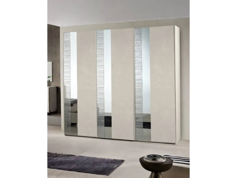 Armadio di Gierre mobili modello Vertigo in laminato materico con sconto -45%