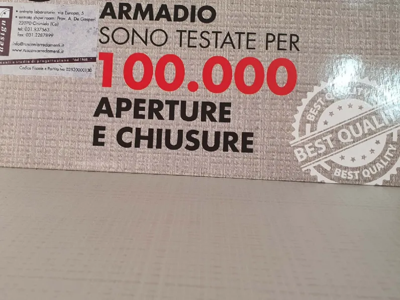 Armadio Vision Tomasella in OFFERTA OUTLET