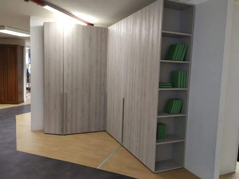 Armadio scontato 31% modello Power rovere chiaro di Zg mobili