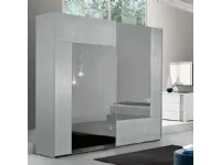 Armadio Armadio a 2 ante scorrevoli mod.luxury con specchi fum in promo-sconto del 50% Gierre mobili a due ante a prezzo scontato