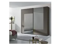 Armadio Armadio a 2 ante scorrevoli mod.luxury con specchi fum in promo-sconto del 50% Gierre mobili a due ante a prezzo scontato