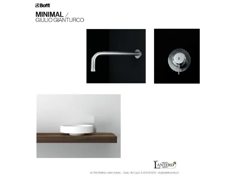 Lavabo lotus  design naoto fukasawa miscelatore minimal, design Boffi: mobile bagno sospeso A PREZZI OUTLET