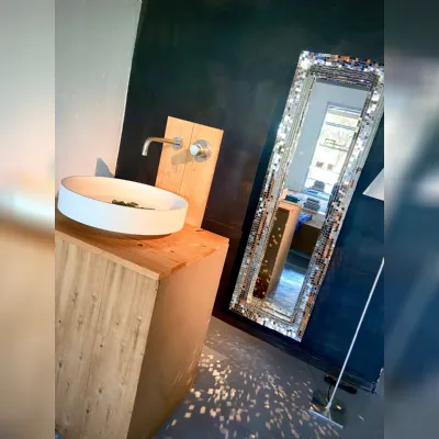 Mobile bagno Sospeso Lavabo lotus  design naoto fukasawa miscelatore minimal, design boffi Boffi in offerta
