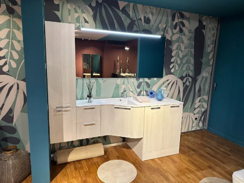 Arredamento bagno: mobile Arbi Bolle olmo bianco in offerta