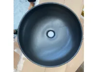 Arredamento bagno: mobile Arlex Lavabo ceramica appoggio nero opaco  in Offerta Outlet