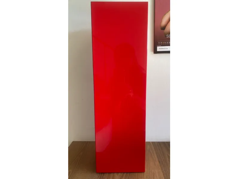Arredamento bagno: mobile Arlexitalia Pensile laccato rosso in Offerta Outlet