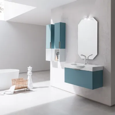 Mobile arredo bagno Sospeso Artigianale Azzurro in svendita