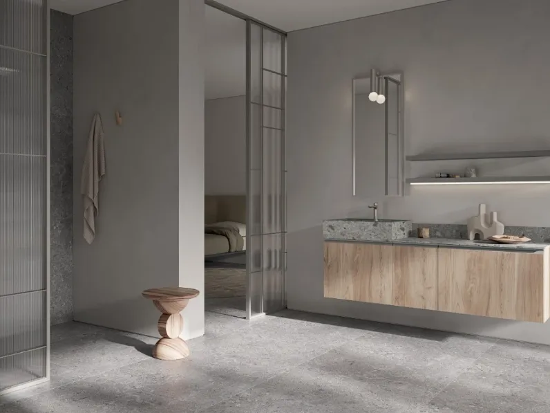 Mobile bagno Sospeso Bik 06 Artigianale scontato - 40%