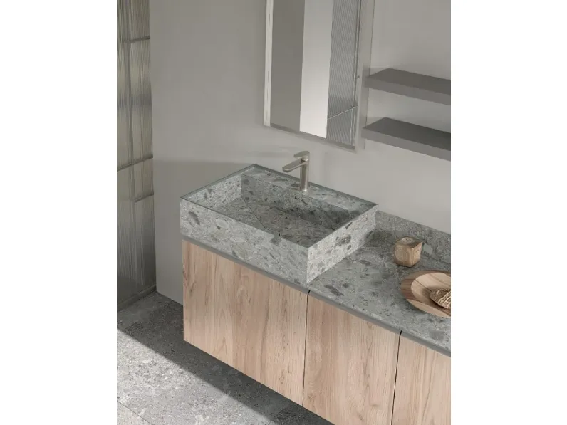 Mobile bagno Sospeso Bik 06 Artigianale scontato - 40%