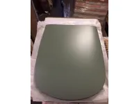 Arredamento bagno: mobile Artigianale Nic design ovvio wc sospeso 003479067 + sedile verde 005437067 salvia opaco nuovo e imballato con forte sconto