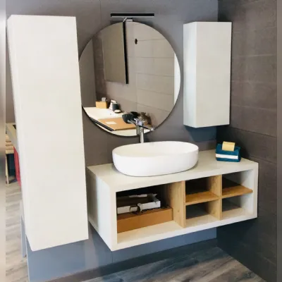 Arredamento bagno: mobile Artigianale Sospeso domus a prezzi outlet