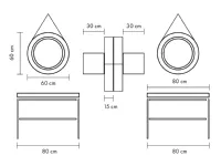 Arredamento bagno: mobile Artigianale Steel con forte sconto