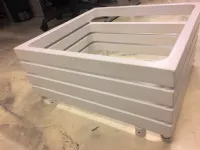 Arredamento bagno: mobile Artigianale Tubes termoarredo scaldasalviette montecarlo bianco a prezzo scontato