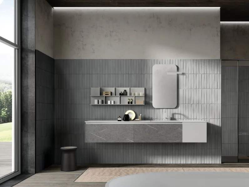 Mobile bagno Sospeso Bagno 13 system m2 Baxar a prezzo ribassato