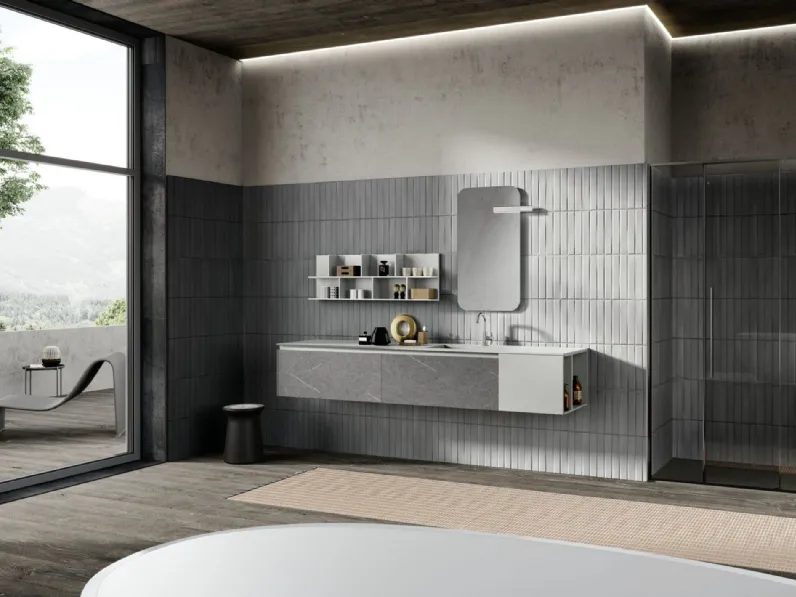 Mobile bagno Sospeso Bagno 13 system m2 Baxar a prezzo ribassato