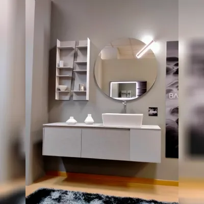 Mobile arredo bagno Sospeso Baxar Double con gola scontati