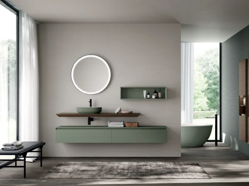 Mobile bagno sospeso M3 system 304 di Baxar SCONTATO - 30%