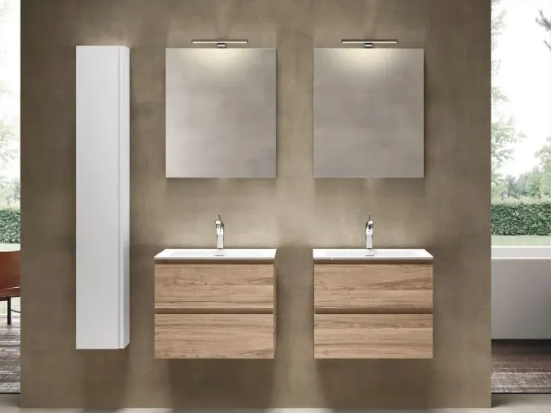 Mobile bagno moderno Syntesy 60 m1 surf di Baxar in OFFERTA OUTLET - 26%