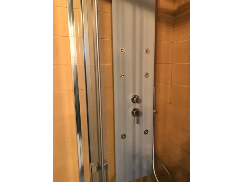Arredamento bagno: mobile Blu-bleu Box doccia in Offerta Outlet