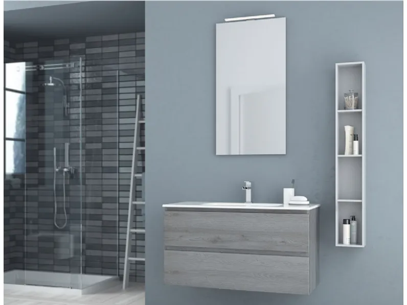 Arredamento bagno: mobile Collezione esclusiva New smart ns 33 con forte sconto