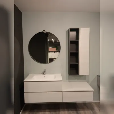 Arredamento bagno: mobile Compab B go bianco in Offerta Outlet
