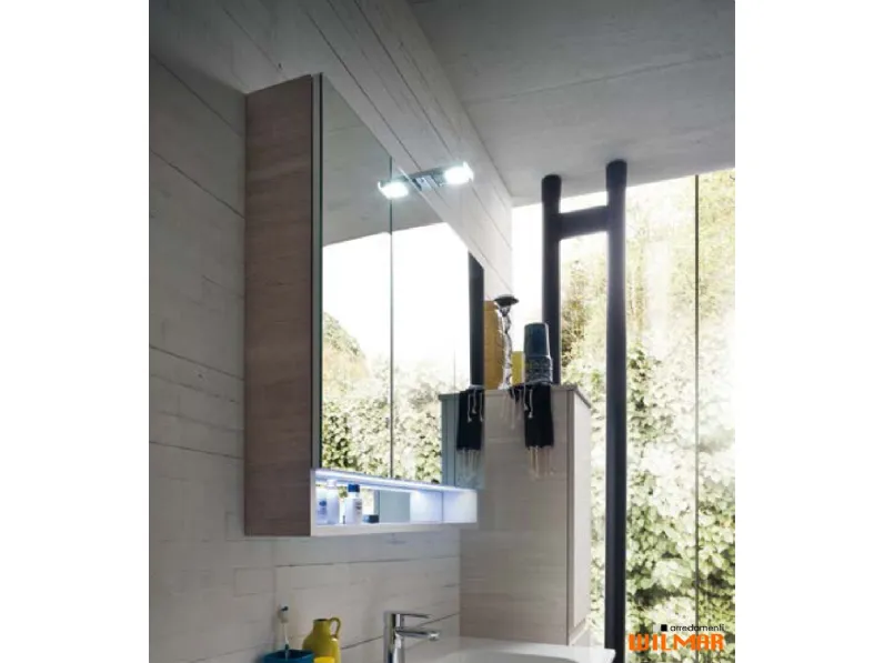 Arredamento bagno: mobile Compab Bagno con specchiera contenitore in offerta
