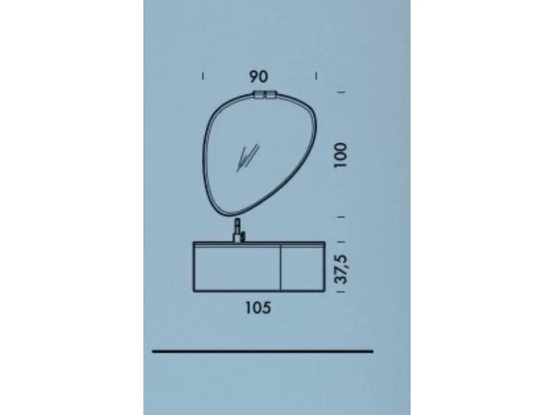 Arredamento bagno: mobile Compab Bg53 a in offerta