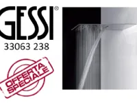 Arredamento bagno: mobile Gessi Soffione doccia tremillimetri 33063 238 con cascata in Offerta Outlet