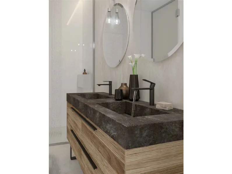 Arredamento bagno: mobile Legnobagno L04 a prezzo Outlet