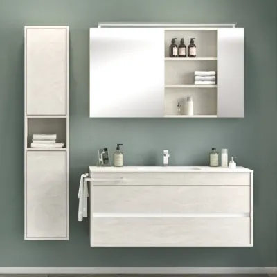 Mobile arredo bagno Sospeso Mastella Duetto 01 a prezzo scontato